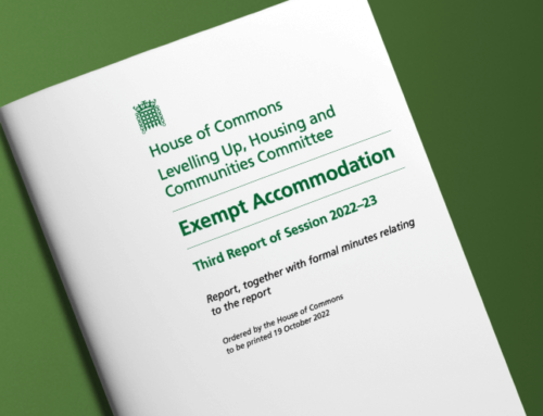 House of Commons Committee Report on Exempt Accommodation
